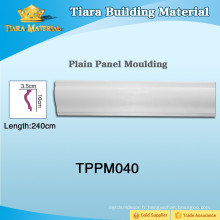 Décoration intérieure Polyuréthane (PU) Moulure en panneau en plastique avec motifs délicats